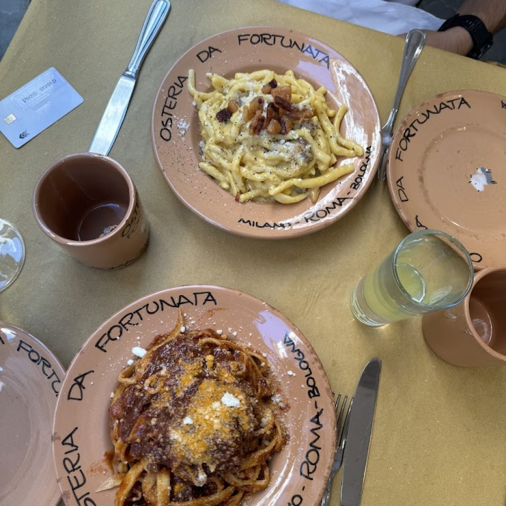 Osteria com vinho em Roma