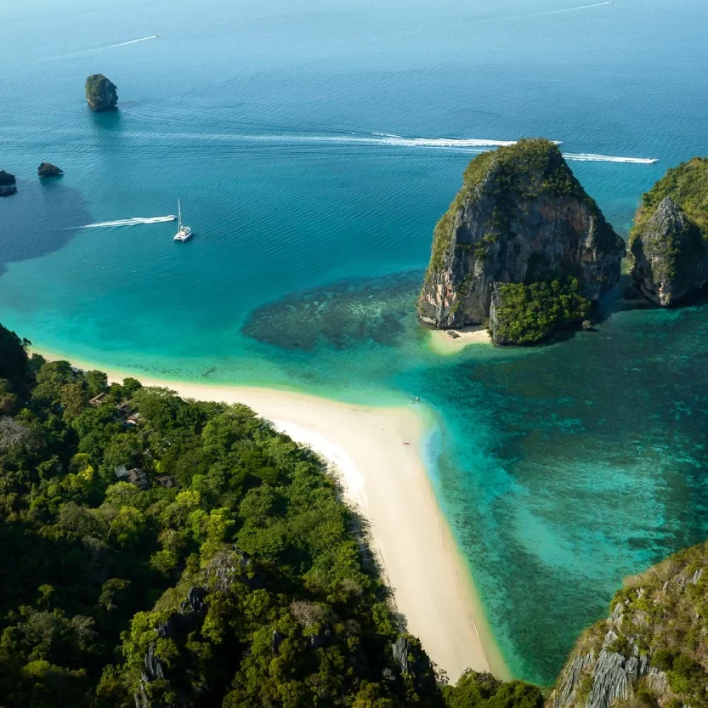 Passeio de barco em Phra Nang - Krabi